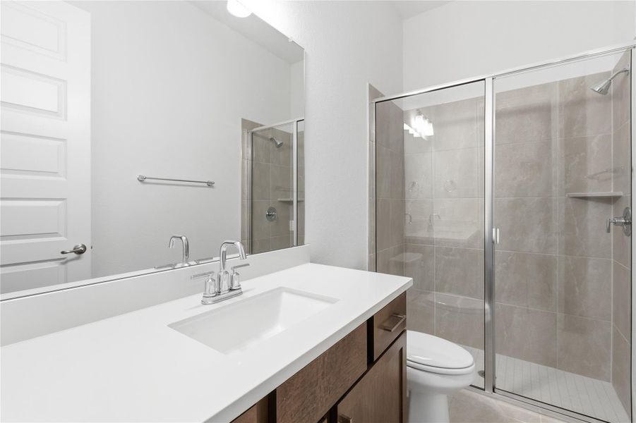 Furnished interior view inside a new home in Oaks at San Gabriel, Georgetown (Image 8).