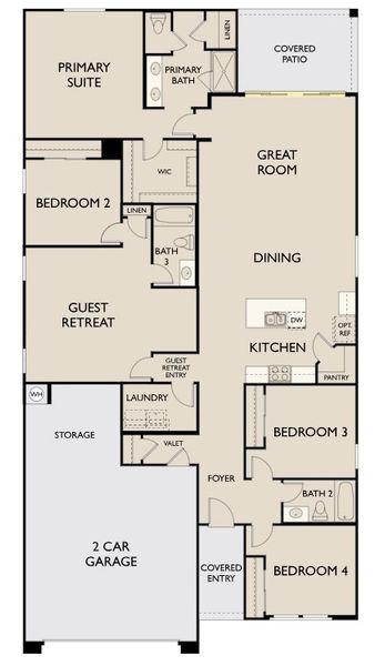 Sunflower floorplan - Lot 266