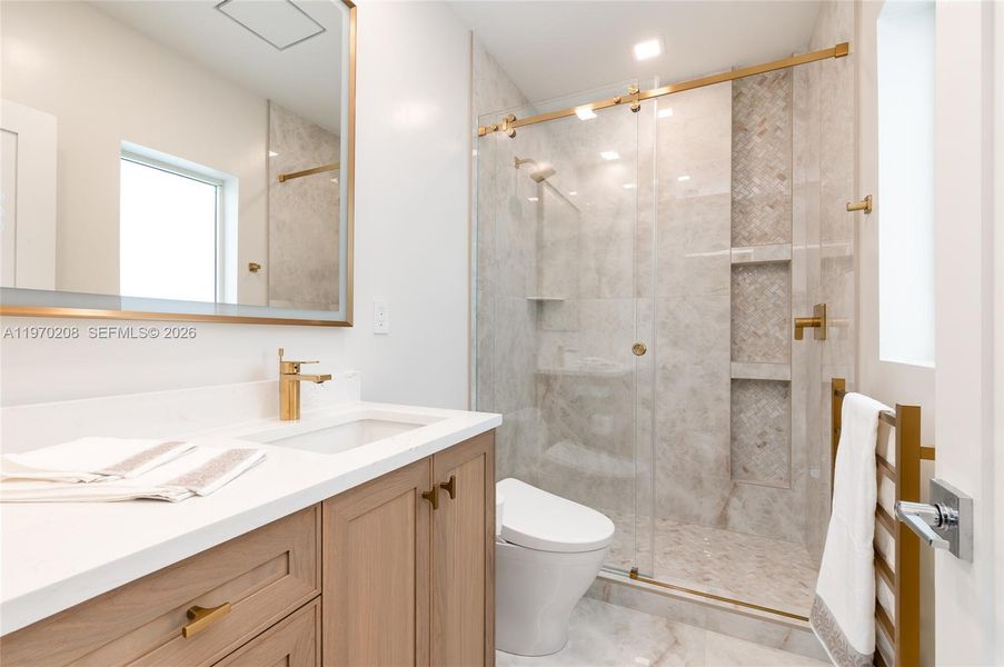 Furnished interior view inside a new home in , Lighthouse Point (Image 40).