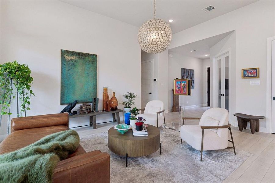 Furnished interior view inside a new home in Elements at Viridian - Garden Series, Arlington (Image 20).