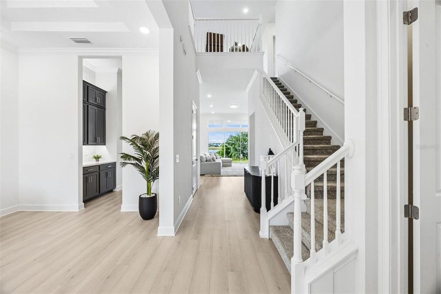 Furnished interior view inside a new home in , Winter Garden (Image 9).
