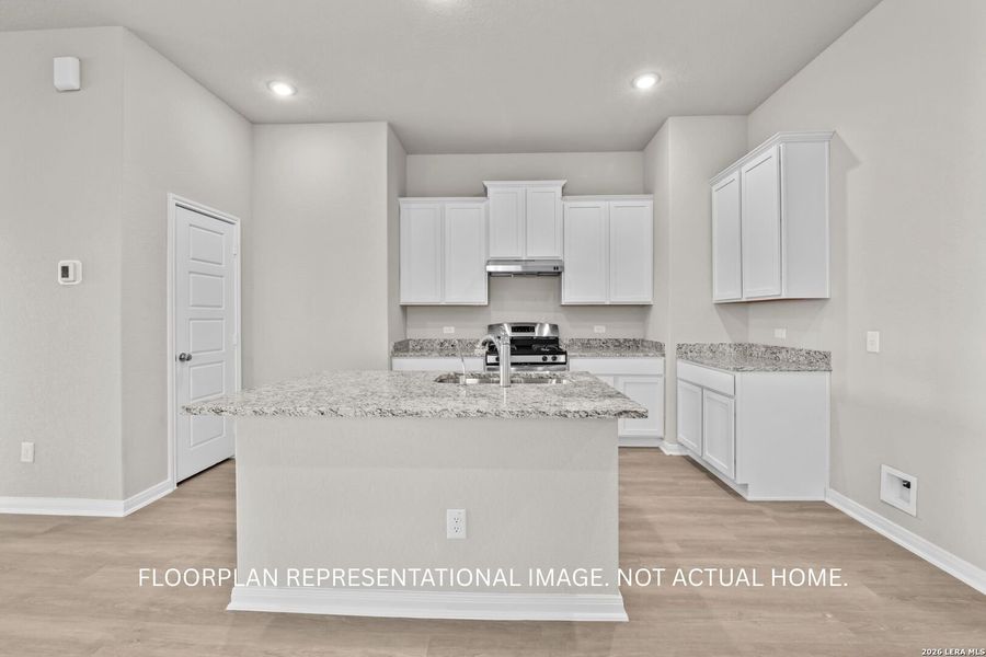 Furnished interior view inside a new home in Meadows at Clear Springs, New Braunfels (Image 6).