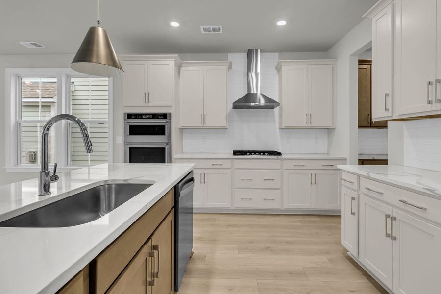 Furnished interior view inside a new home in Tidewater at Lakes of Cane Bay, Summerville (Image 5).