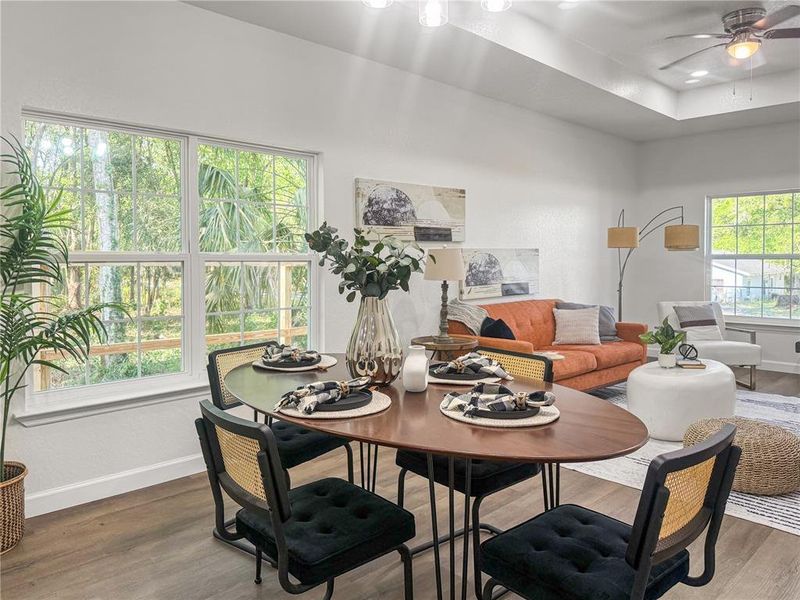 Furnished interior view inside a new home in , Alachua (Image 6).