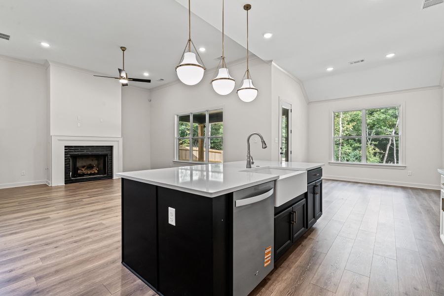 Furnished interior view inside a new home in Georgetown, Collierville (Image 4).