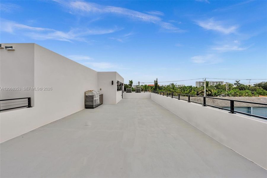 Exterior details and patio area of a home in , Miami (Image 25). Exterior details and patio area of a home in , Miami (Image 25).