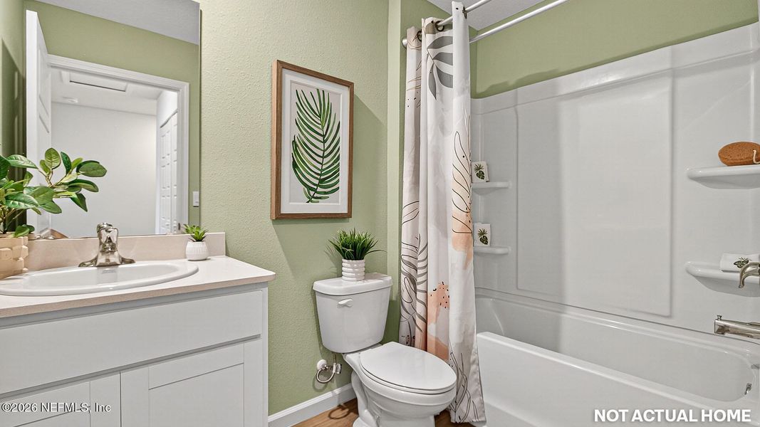 Furnished interior view inside a new home in Trout River, Jacksonville (Image 23).