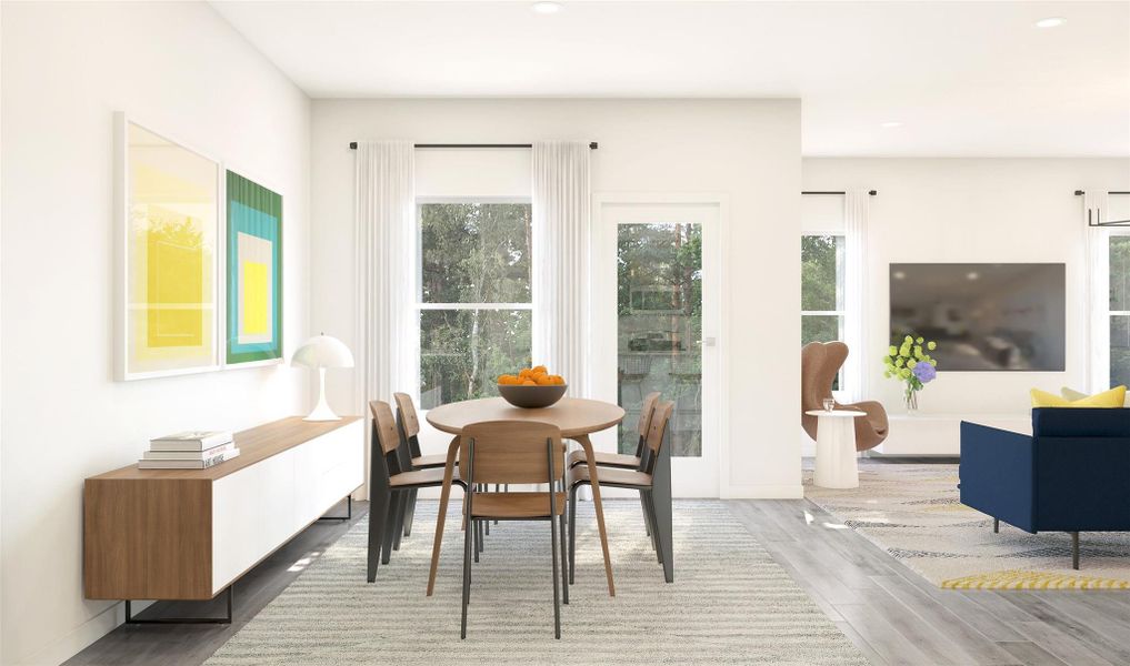 Charming dining area (*Artist rendering used for illustration purposes only.) Charming dining area (*Artist rendering used for illustration purposes only.)