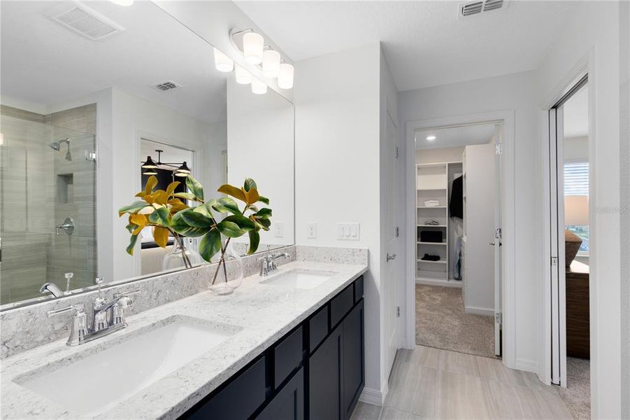 Furnished interior view inside a new home in EverBe, Orlando (Image 20). Furnished interior view inside a new home in EverBe, Orlando (Image 20).