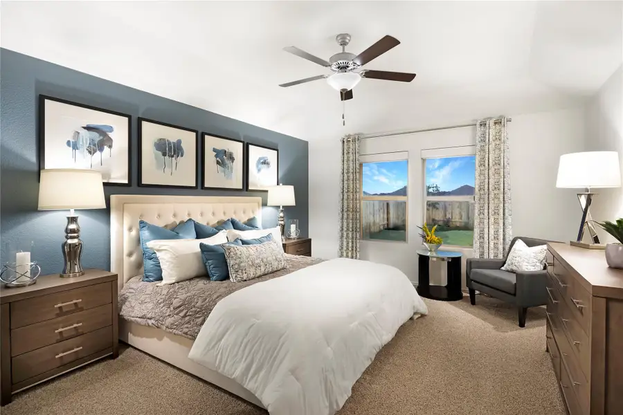 Furnished interior view inside a new home in Clayton Ranch, Copperas Cove (Image 3).