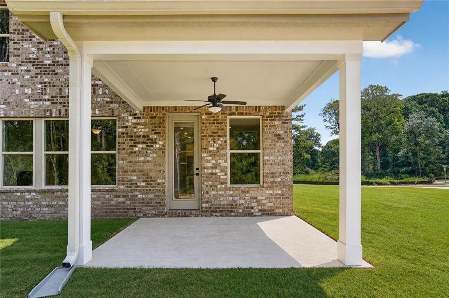 Exterior details and patio area of a home in Patillo Manor, Stockbridge (Image 3). Exterior details and patio area of a home in Patillo Manor, Stockbridge (Image 3).