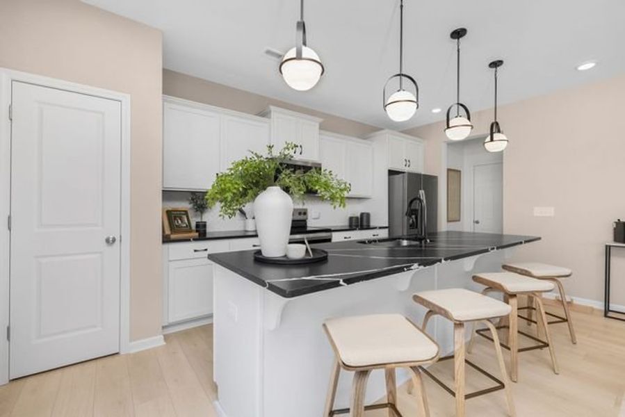 Representative furnished interior of a home built from the Alder by True Homes in Shay Crossing, Salisbury (Image 4).