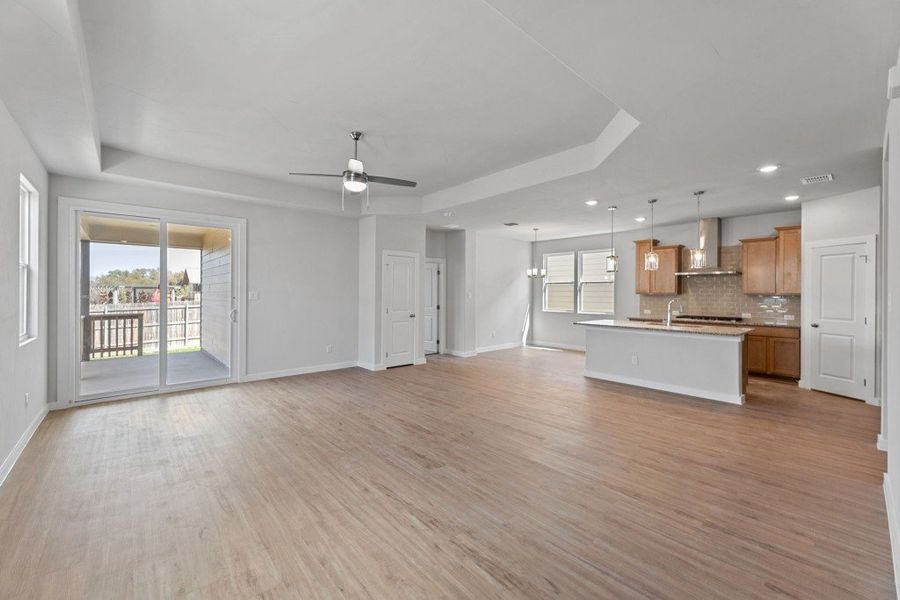 Representative unfurnished interior of a home built from the Big Bend by Hakes Brothers in Veranda, San Antonio (Image 12). Representative unfurnished interior of a home built from the Big Bend by Hakes Brothers in Veranda, San Antonio (Image 12).