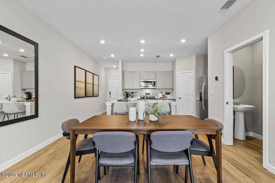 Furnished interior view inside a new home in , Jacksonville (Image 7).