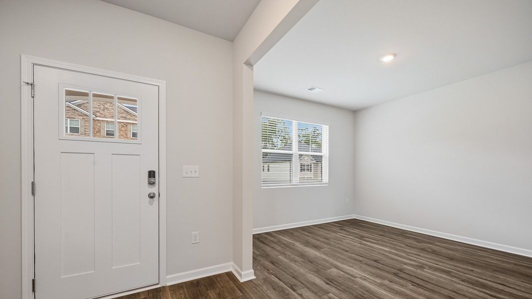Spacious, unfurnished interior of a new home in Brooks Station, Dacula (Image 27).