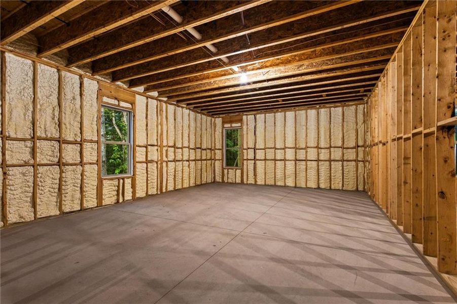 In-progress construction of a new home in , Gainesville, GA (Image 72).