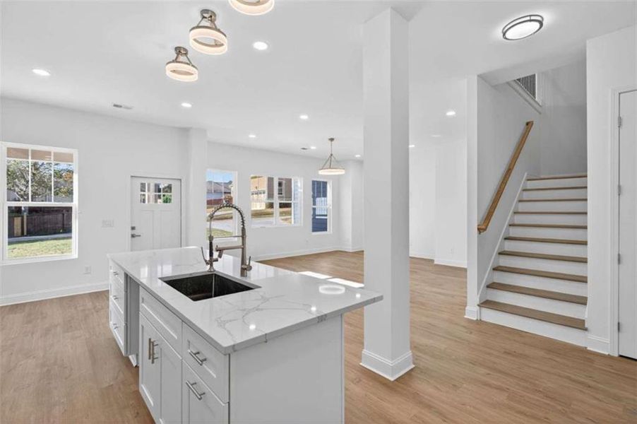 Furnished interior view inside a new home in , Douglasville (Image 13).