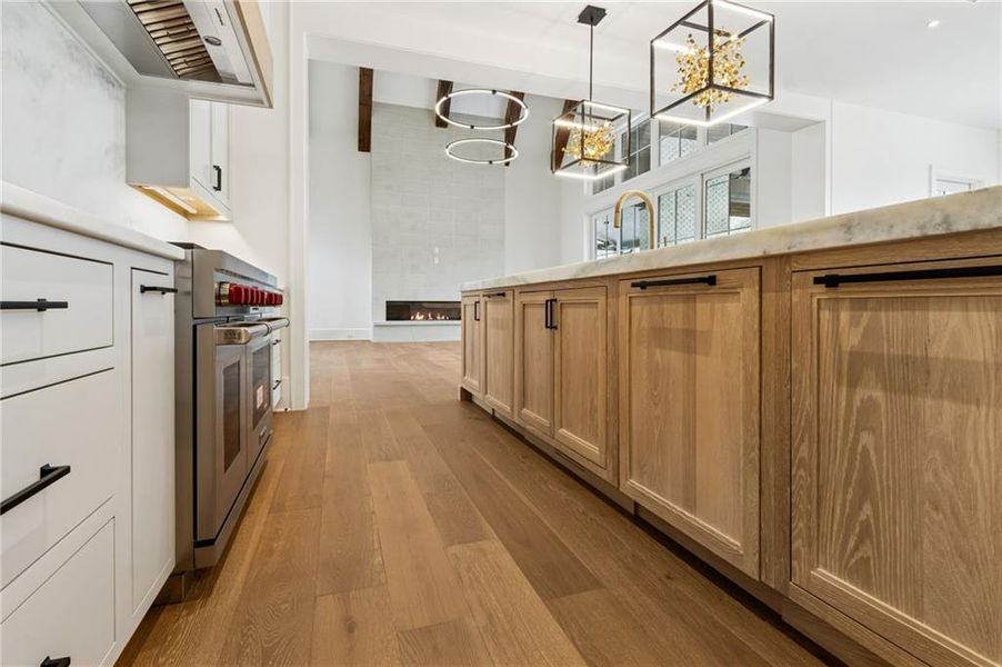 Furnished interior view inside a new home in , Suwanee (Image 60).
