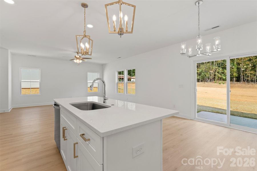 Furnished interior view inside a new home in , Locust (Image 6).