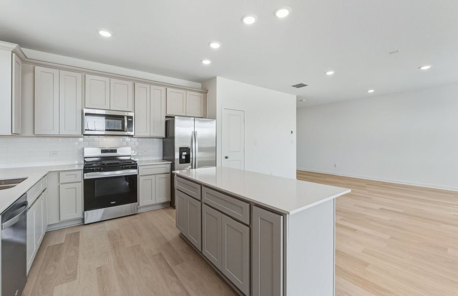 Furnished interior view inside a new home in Sunfield, Buda (Image 11).