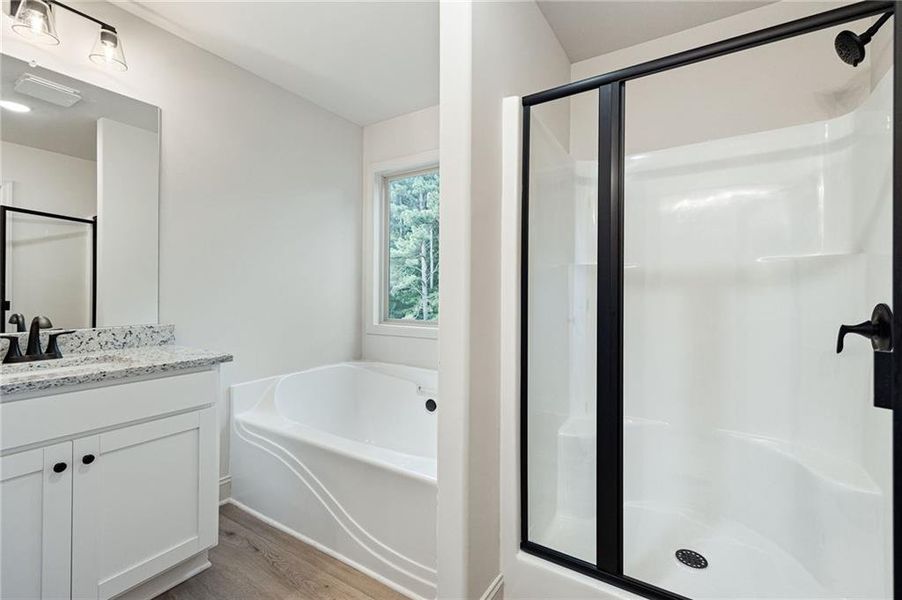 Furnished interior view inside a new home in , Dallas (Image 9).