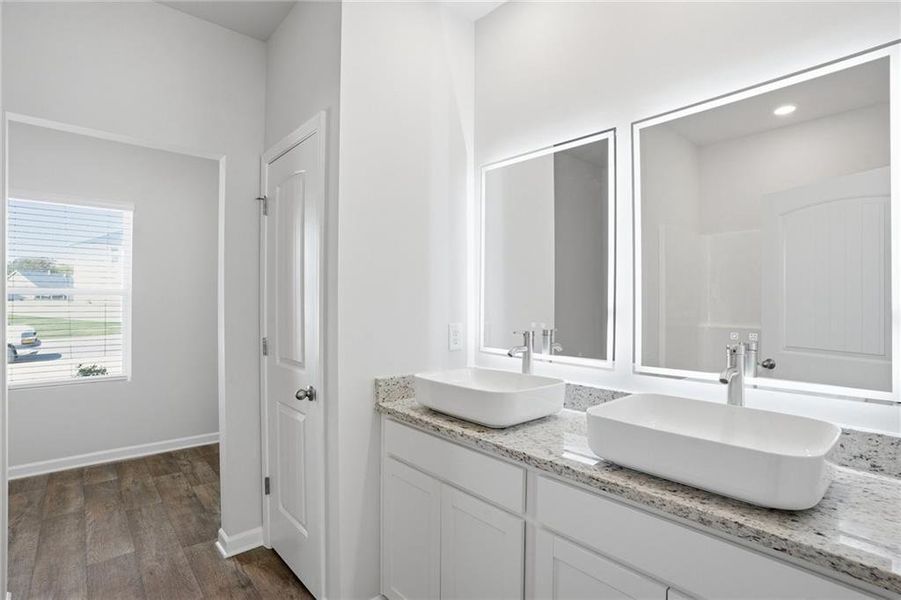 Furnished interior view inside a new home in Conner Springs, Social Circle (Image 3).