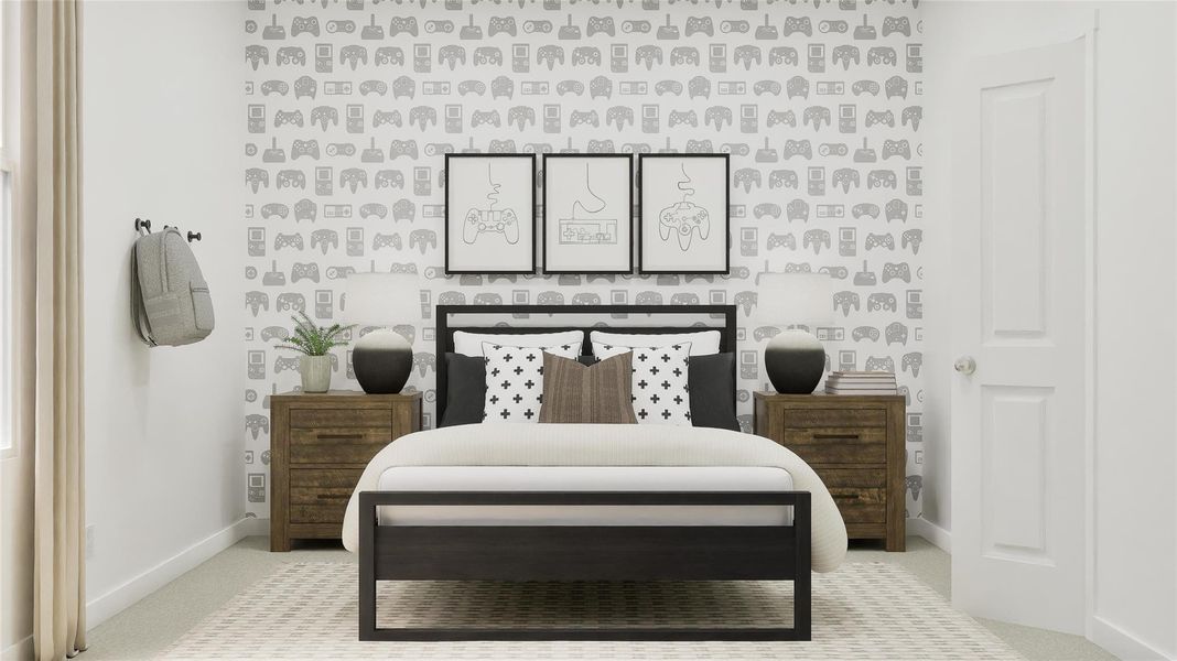 Furnished interior view inside a new home in Waterstone, Kyle (Image 3).