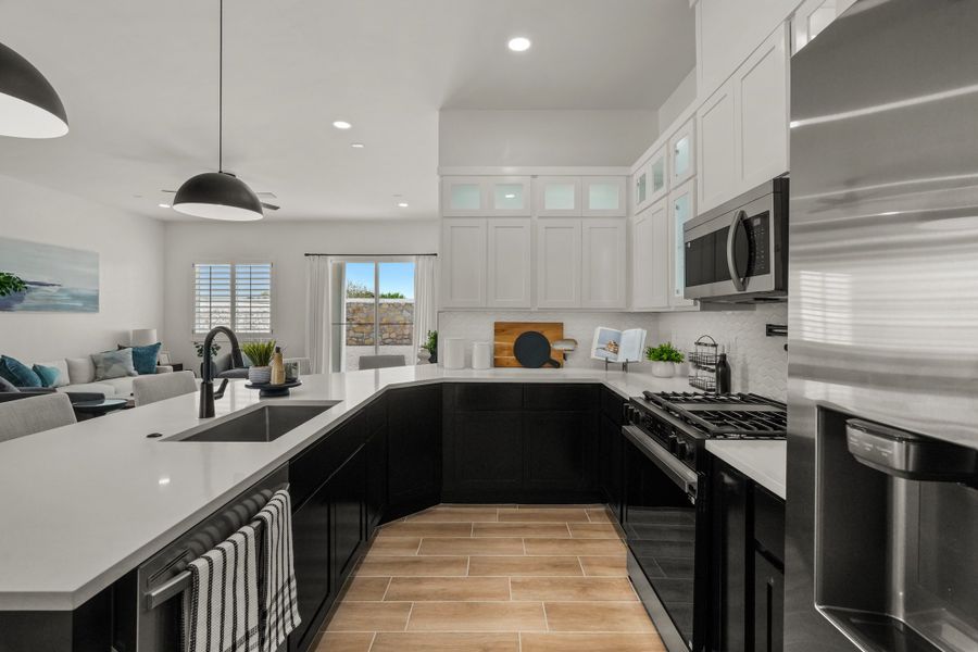 Furnished interior view inside a new home in Paseo Del Este Unit 9, El Paso (Image 22).