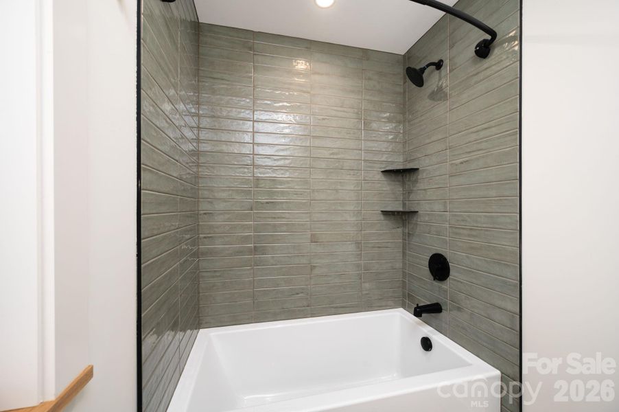 Tiled Shower + Tub