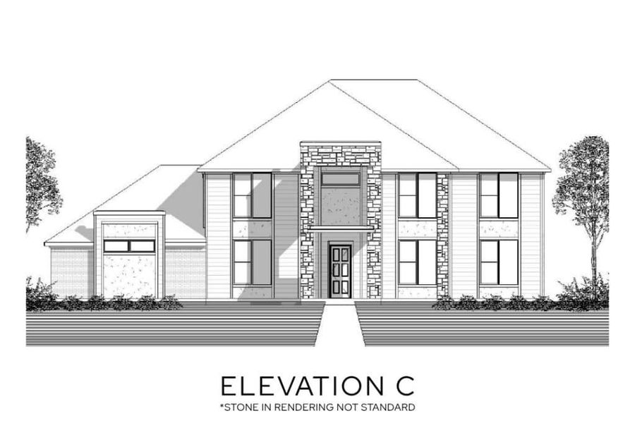 Representative rendering of the exterior for the The Roseland by Lillian Custom Homes (Image 7). Representative rendering of the exterior for the The Roseland by Lillian Custom Homes (Image 7).