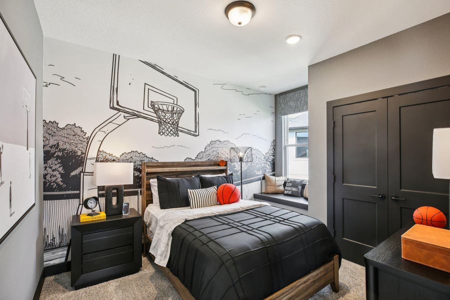 Furnished interior view inside a new home in Bridgeland, Cypress (Image 31).