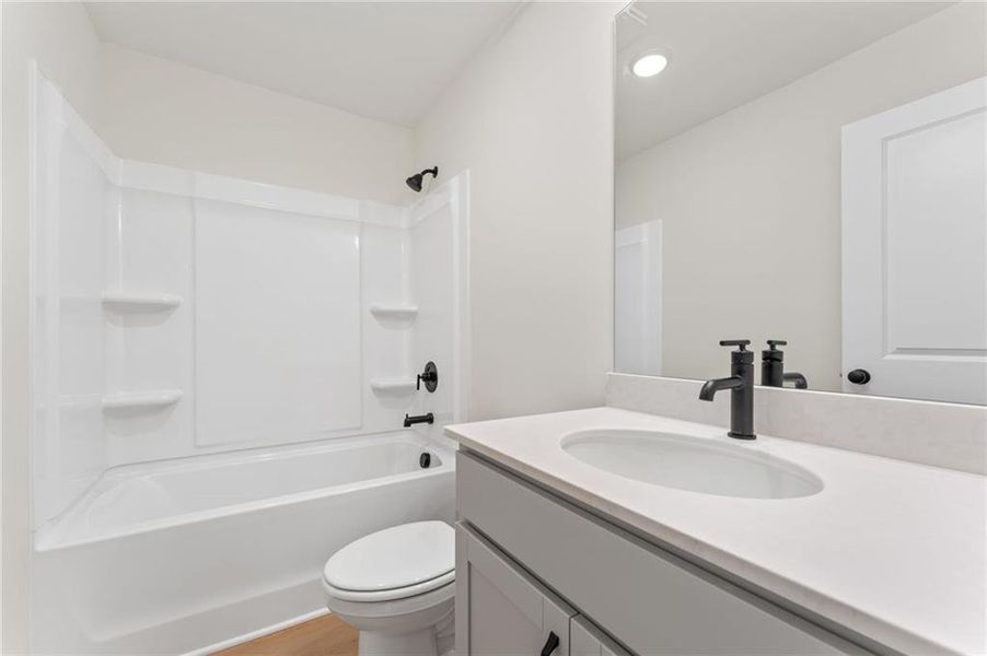 Furnished interior view inside a new home in River Walk Place, Lawrenceville (Image 4).