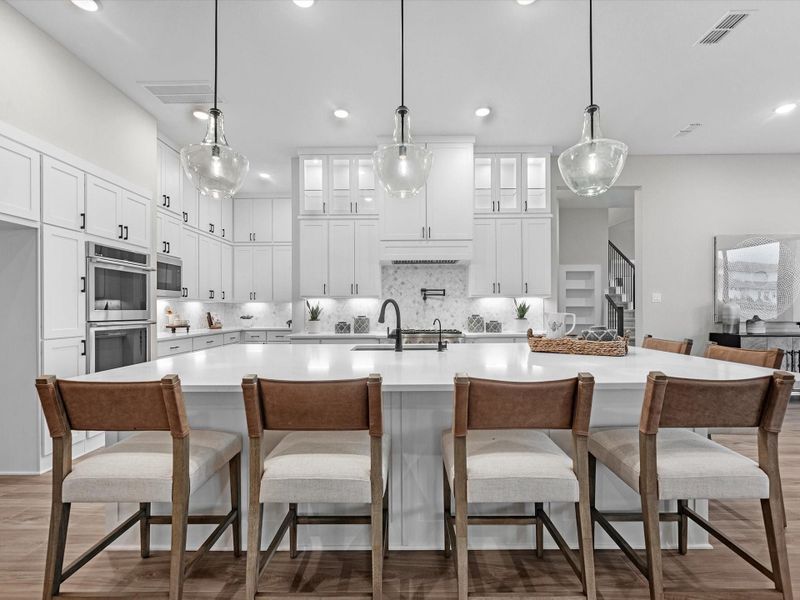 Furnished interior view inside a new home in , Fulshear (Image 6).