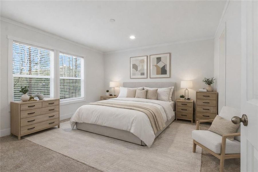 Furnished interior view inside a new home in , Ball Ground (Image 12).