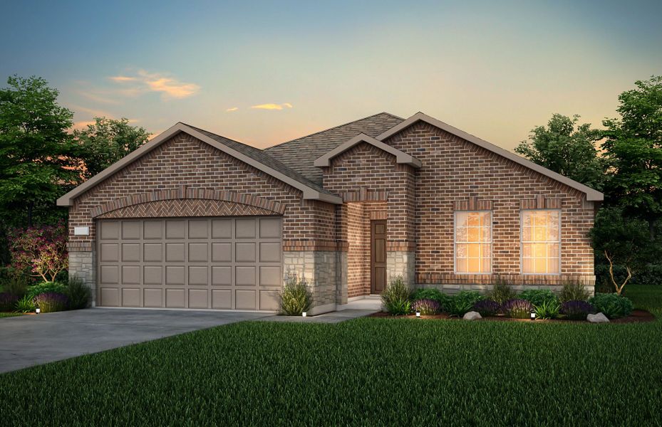 Representative exterior photo of a completed home built from the Eastgate by Centex in Cottonwood Creek, Howe, TX (Image 24).