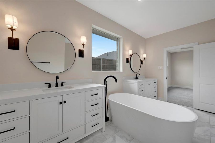 Furnished interior view inside a new home in Elevon, Lavon (Image 19).