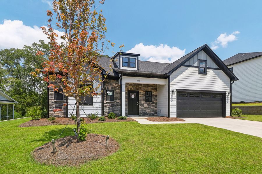 Representative exterior photo of a completed home built from the Connor II by Great Southern Homes in Edwards Ridge, Central, SC (Image 17).