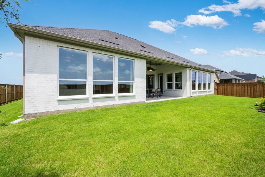 Representative exterior photo of a completed home built from the Courtney by Taylor Morrison in The Ranch at Uptown Celina, Celina, TX (Image 20).