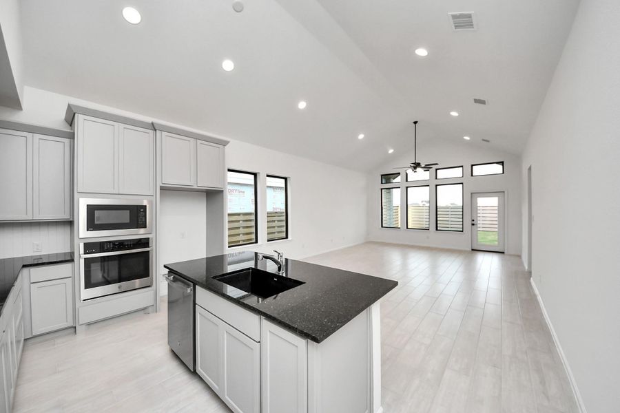 Furnished interior view inside a new home in Austin Point, Richmond (Image 15). Furnished interior view inside a new home in Austin Point, Richmond (Image 15).
