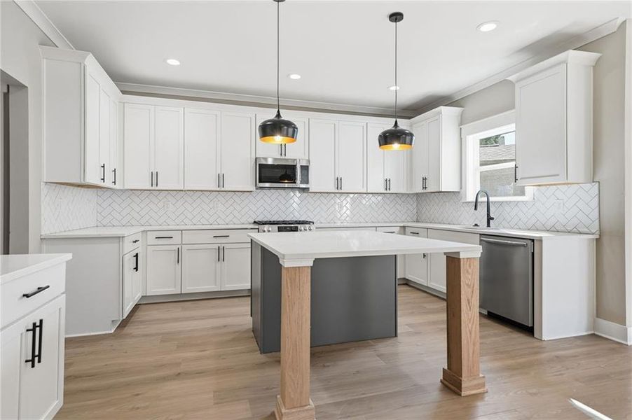 Furnished interior view inside a new home in , Canton (Image 9).