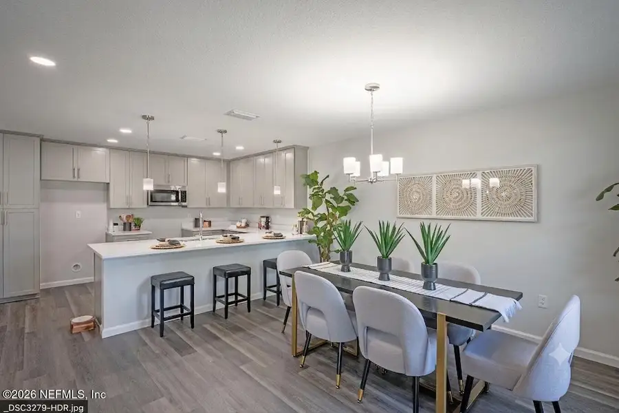 Furnished interior view inside a new home in , Jacksonville (Image 9). Furnished interior view inside a new home in , Jacksonville (Image 9).