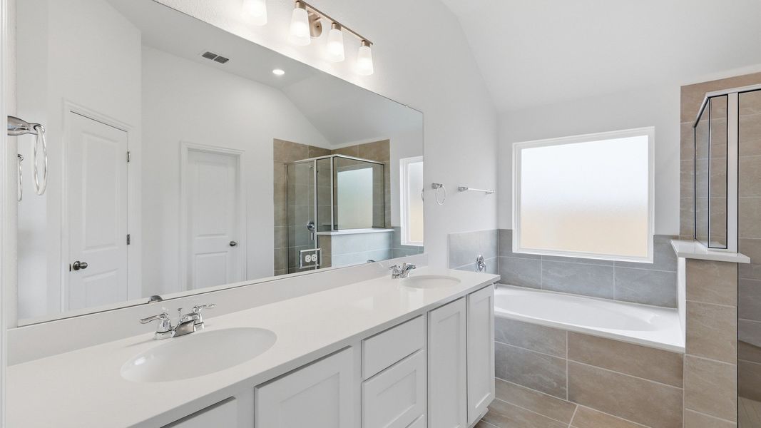 Furnished interior view inside a new home in Anna Ranch, Anna (Image 35).