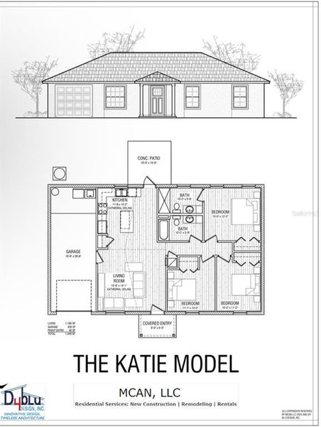2D floor plan layout of this home in , Ocala, FL (Image 4).