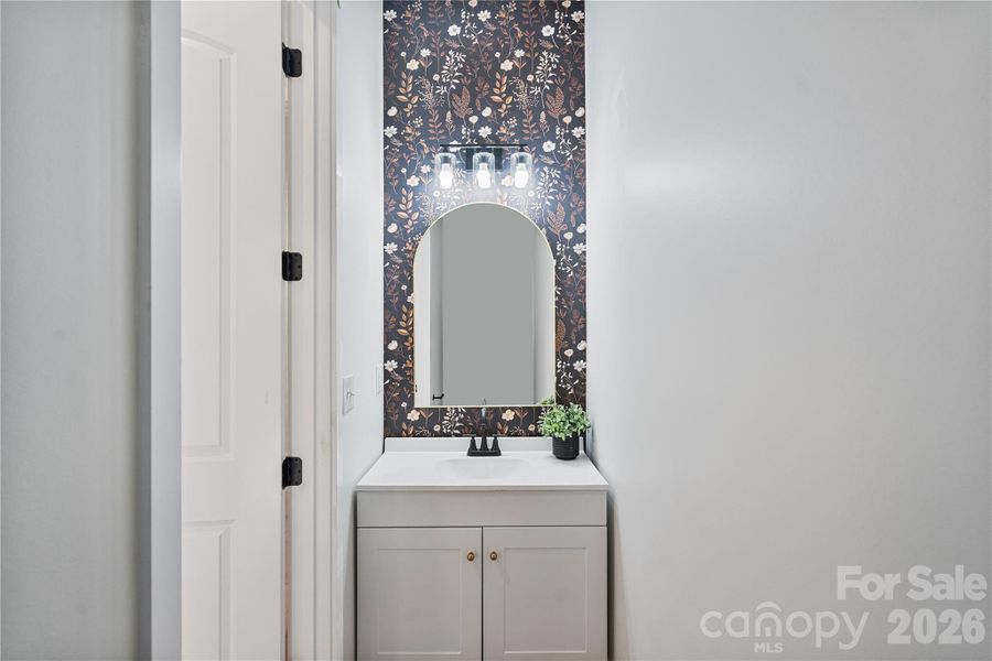 Half bath on main