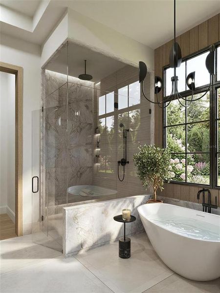 Furnished interior view inside a new home in Lake Sheen Sound, Orlando (Image 24).