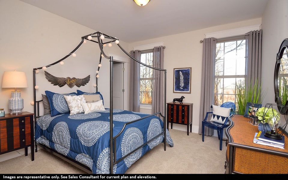 Representative furnished interior of a home built from the Dresden by CastleRock Communities in Belvoir, Fairview (Image 27).
