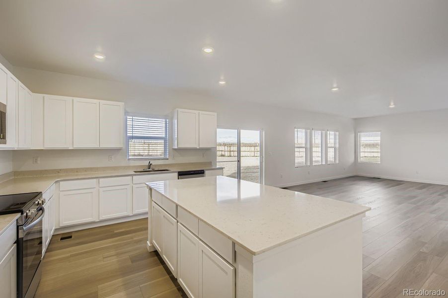 Furnished interior view inside a new home in Ledge Rock: The Camden Collection, Johnstown (Image 6). Furnished interior view inside a new home in Ledge Rock: The Camden Collection, Johnstown (Image 6).