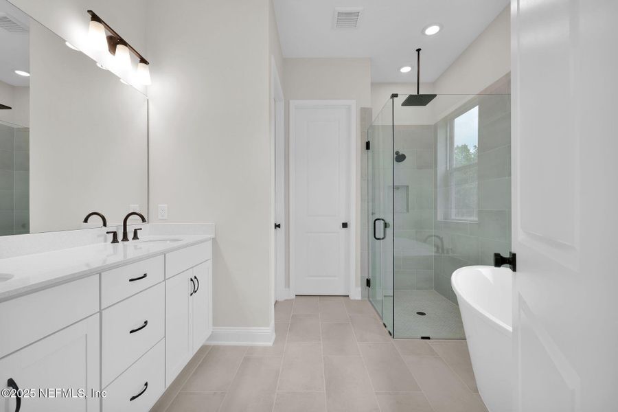 Furnished interior view inside a new home in Courtney Oaks at SilverLeaf, St. Augustine (Image 7).