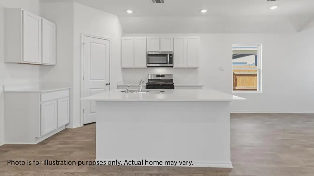 Furnished interior view inside a new home in Marigold, Uhland (Image 5).