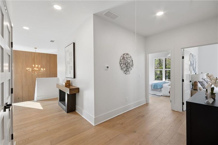 Furnished interior view inside a new home in , Atlanta (Image 35).